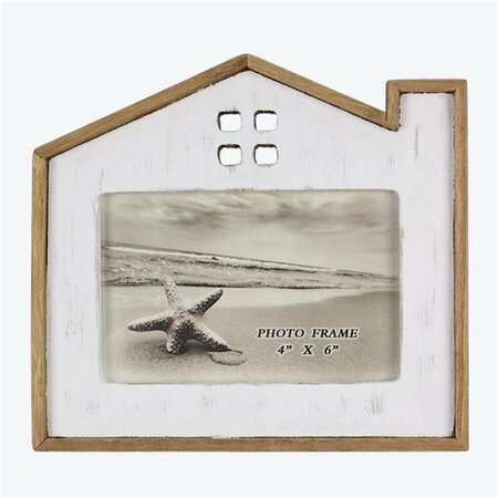 YOUNGS 4 x 6 in. Wood House Photo Frame 21626